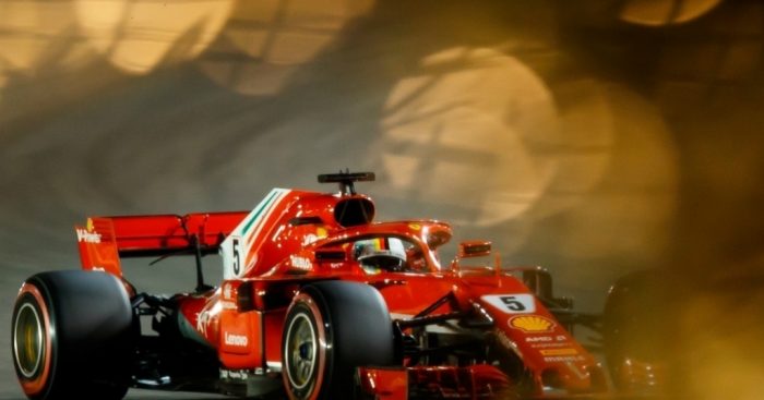 Kimi Raikkonen's vehicle hits Ferrari mechanic after tire change