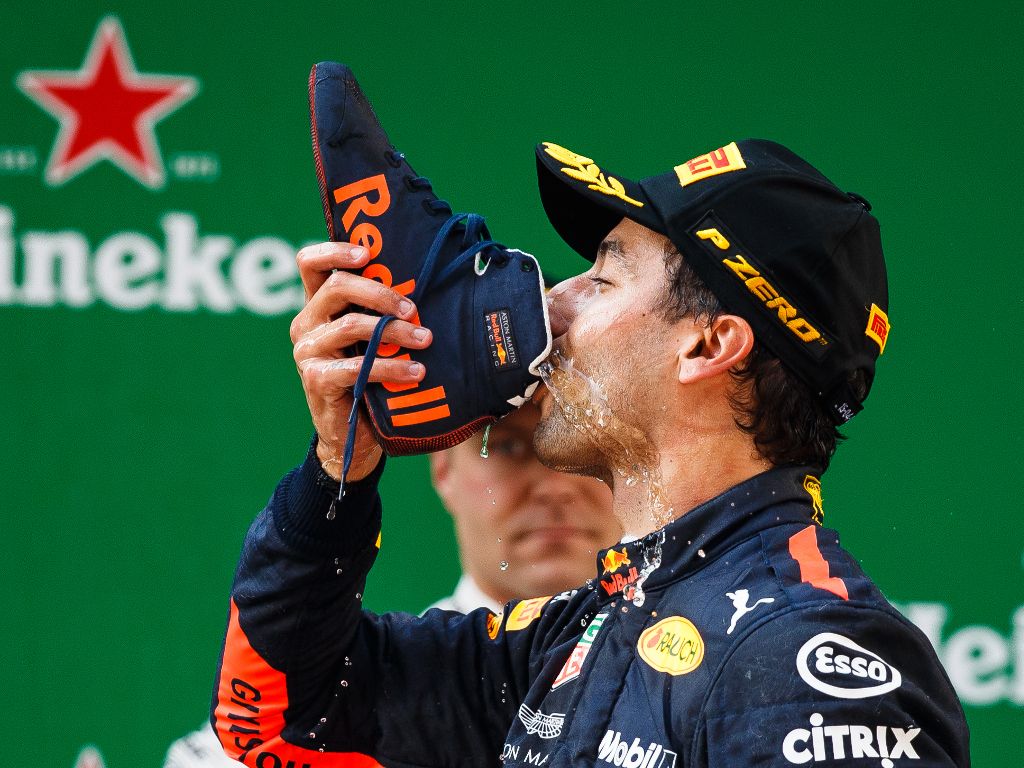 Ricciardo’s ‘shoey’ may become a ‘helmety’