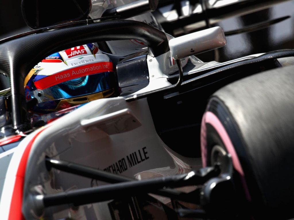 Grosjean sees funny side in bad luck