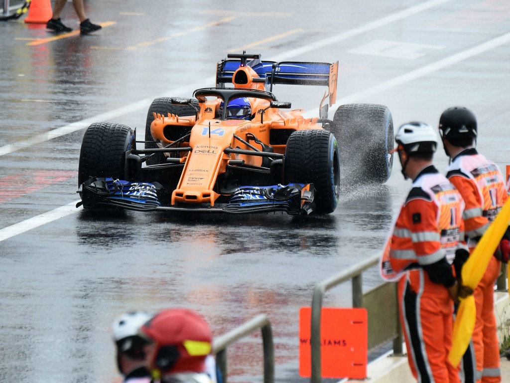 Heavy rain ruins FP3; McLaren’s knock-out