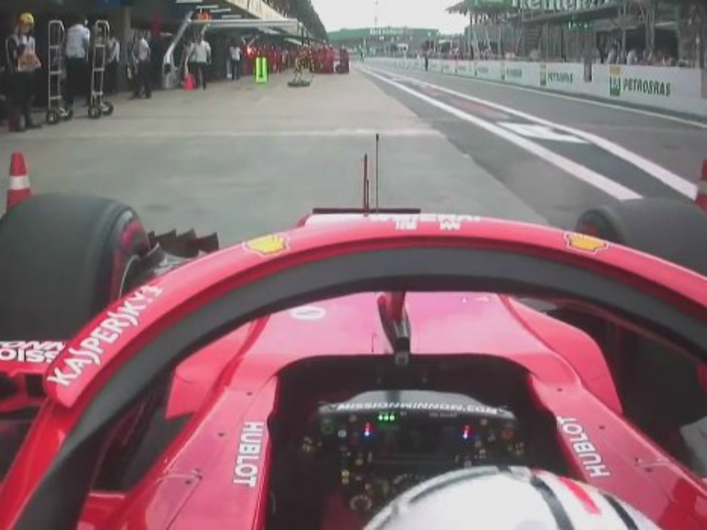 Vettel destroys scales; Hamilton’s near miss
