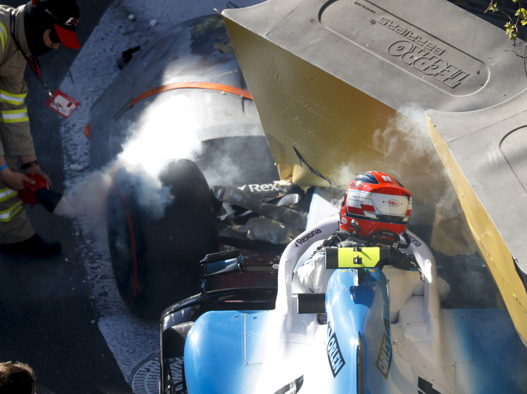 Kubica to also start from the pit lane in  Baku
