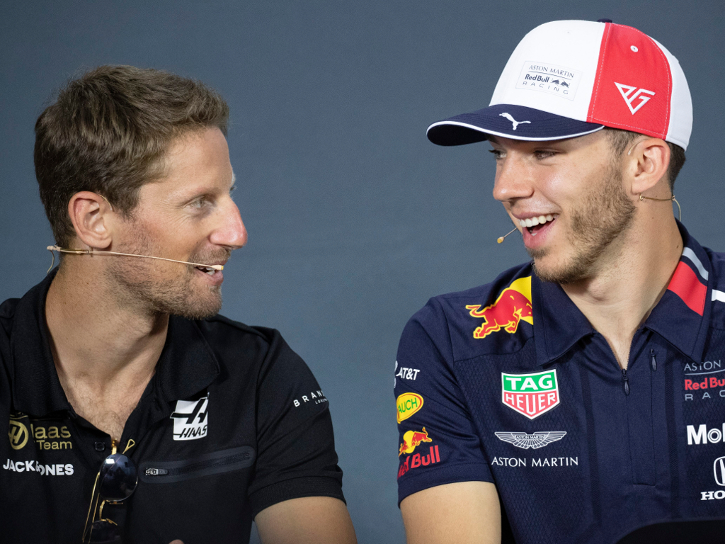 New-look lids for Grosjean and Gasly