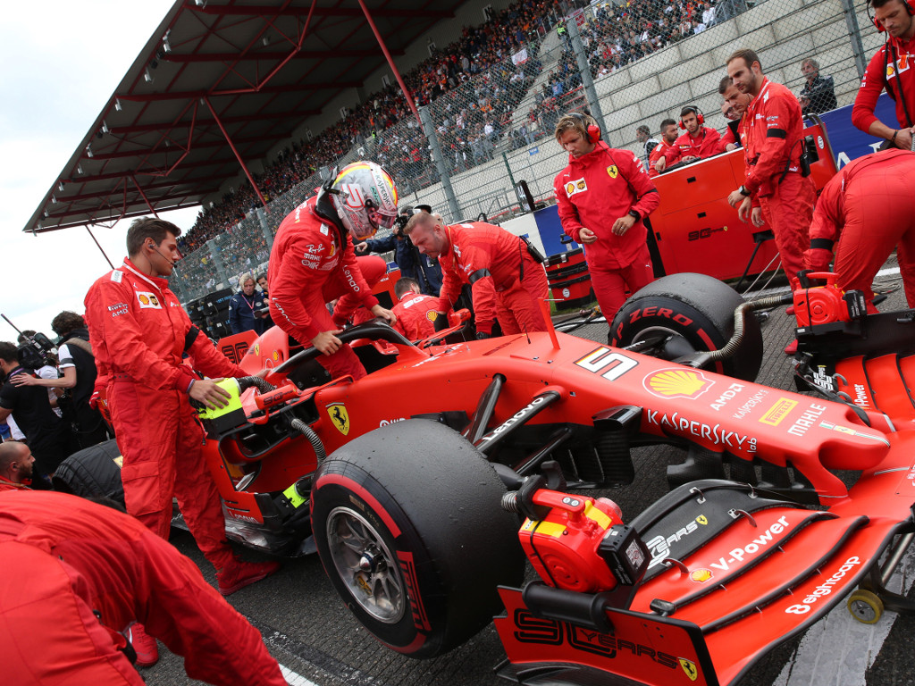 Vettel can’t explain lack of pace to Leclerc