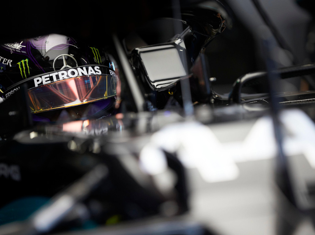 FP3: Mercedes secures hat-trick, Ocon loses nose