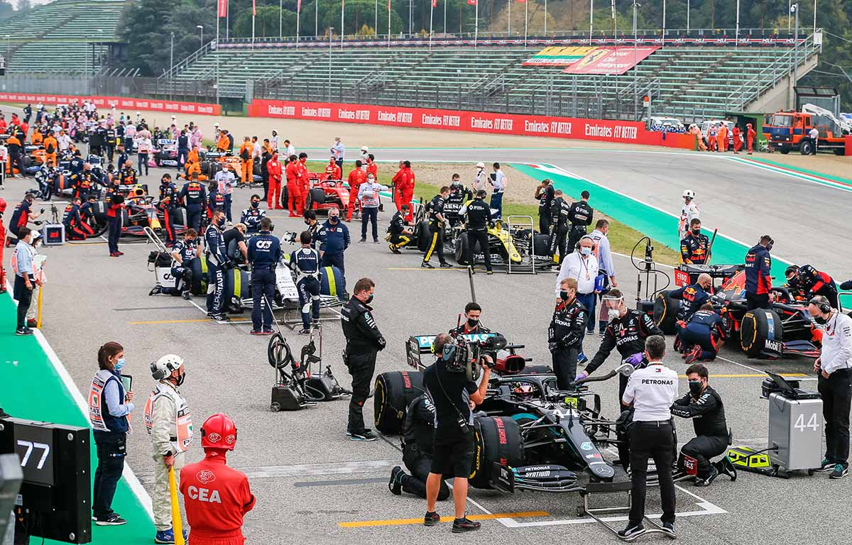 Imola starting grid PA
