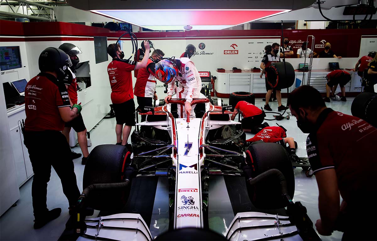 Kimi Raikkonen Alfa Romeo PA