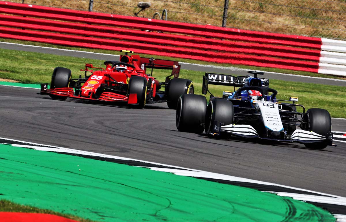 Russell given three-place grid drop for Sainz collision