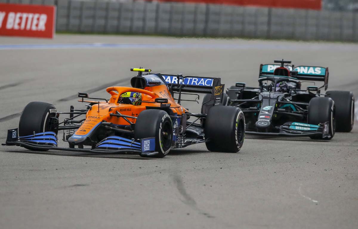 Norris predicts Hamilton will pass him ‘in two laps’