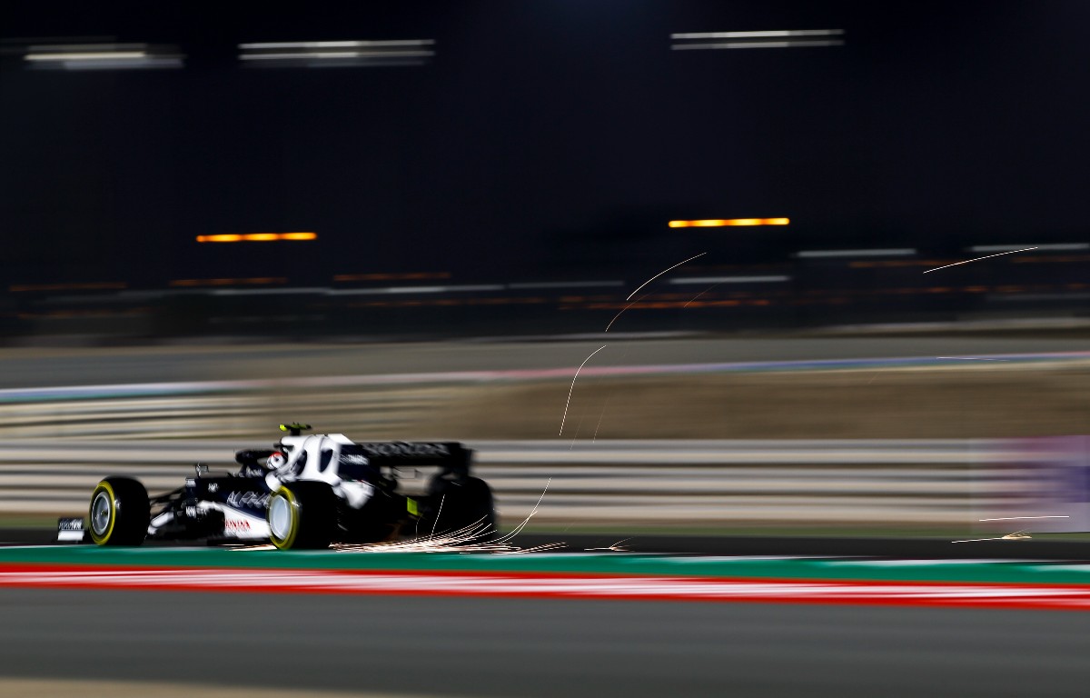 Gasly waves goodbye to another front wing in Qatar
