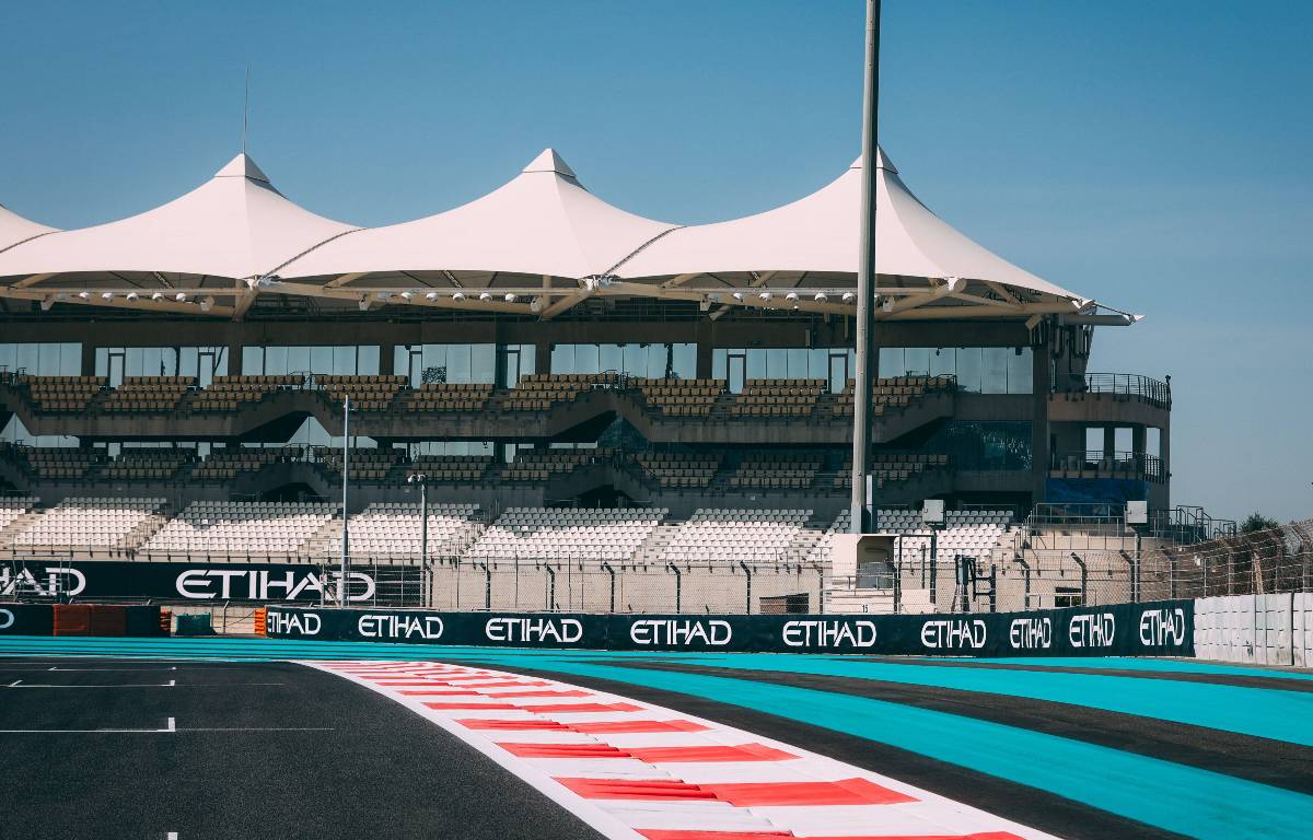 View of the Yas Marina circuit. Abu Dhabi December 2021.