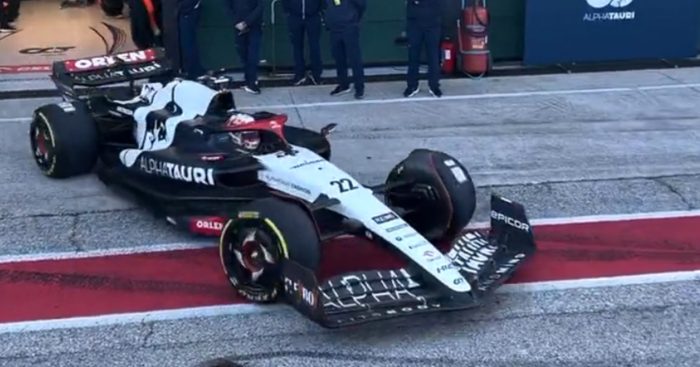 AlphaTauri S 2023 F1 Car The AT04 Makes Track Debut At Misano PlanetF1