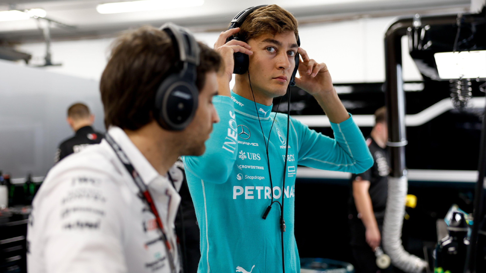 Toto Wolff quizzed on George Russell’s struggles as Lewis Hamilton surges on