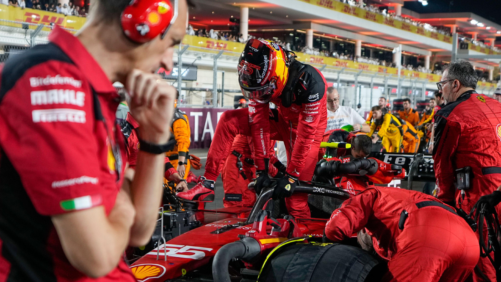 Ferrari explain sudden Carlos Sainz problem which forced shock Qatar DNS