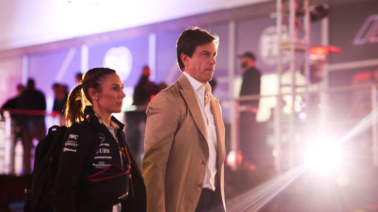 Toto Wolff explains outburst at journalist in Las Vegas press conference