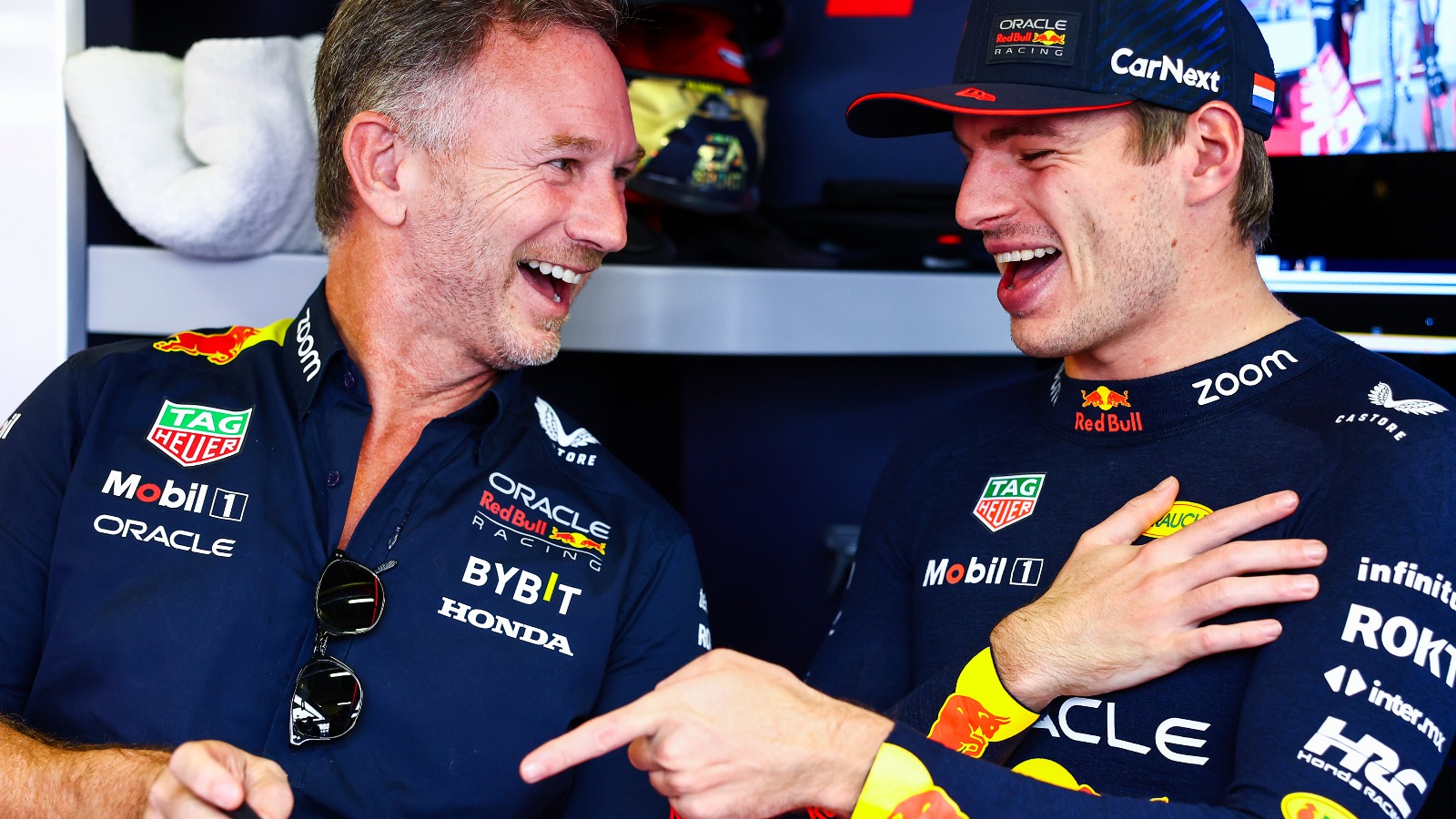 Christian Horner makes Max Verstappen salary joke with ‘race engineer’ takeover
