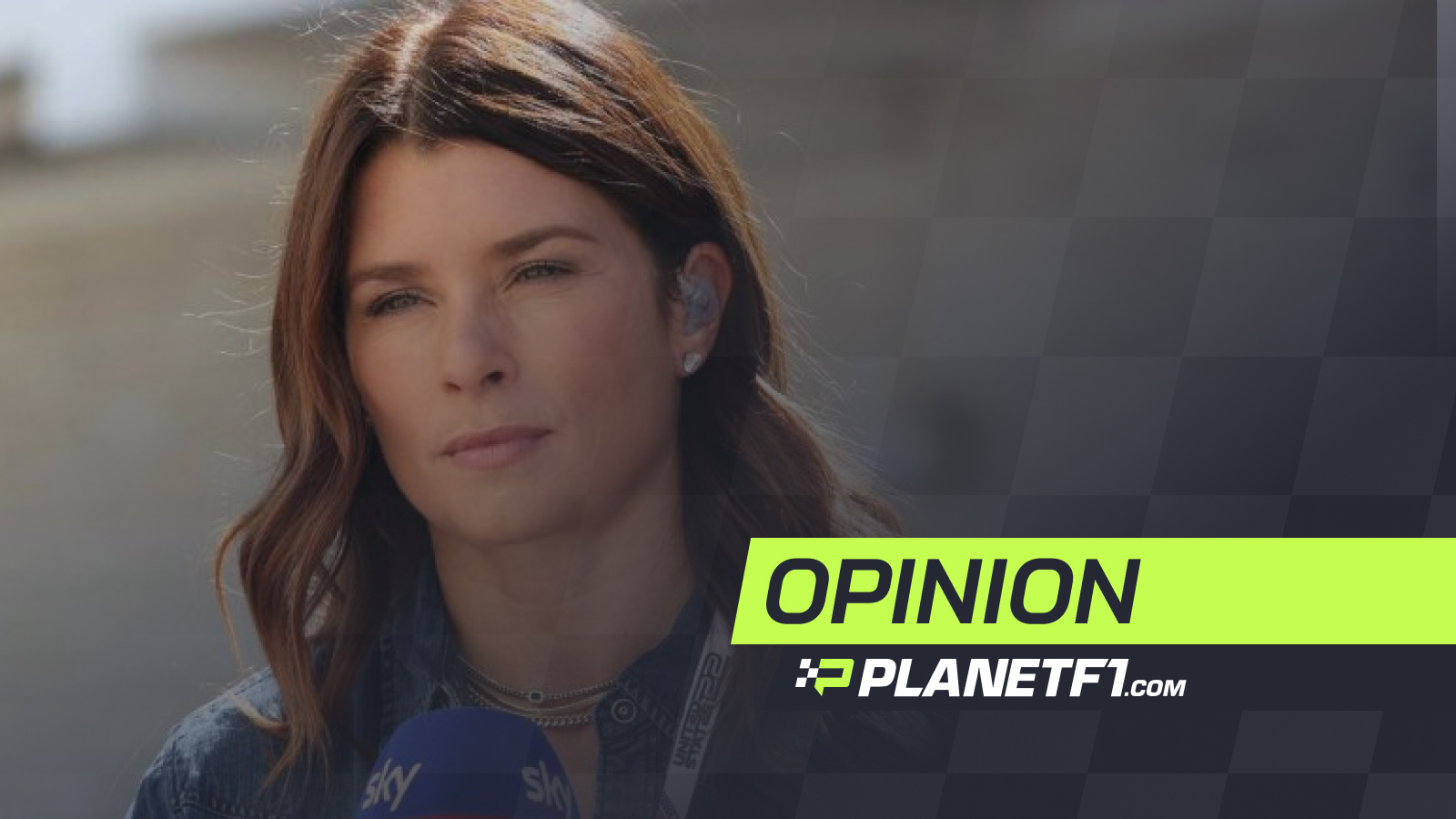 Retired racer turned pundit Danica Patrick.