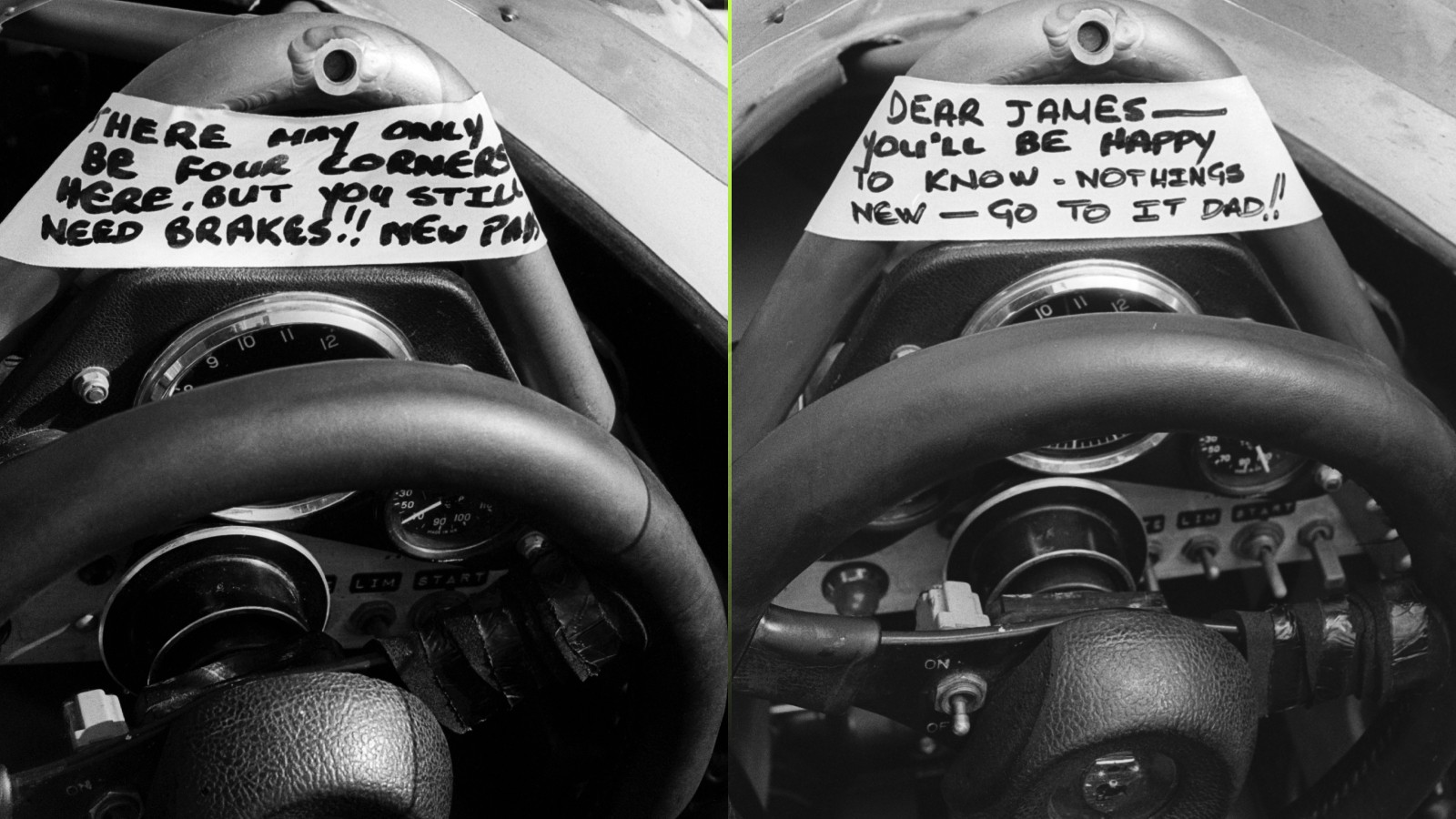 Incredible handwritten notes found in cockpit of F1 icon’s McLaren car