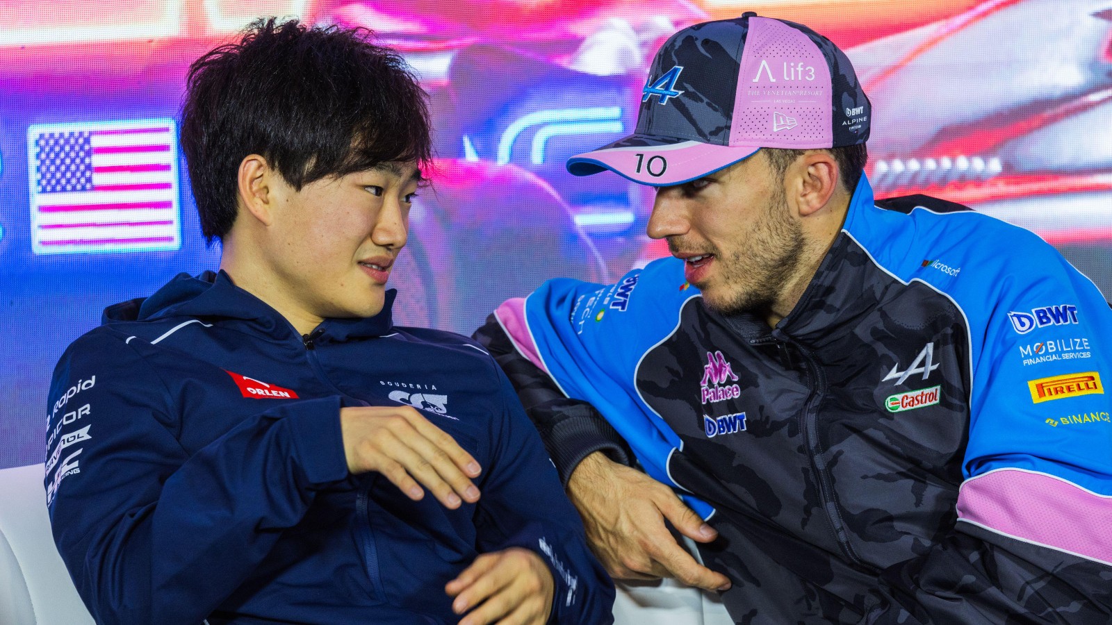 Pierre Gasly and Yuki Tsunoda