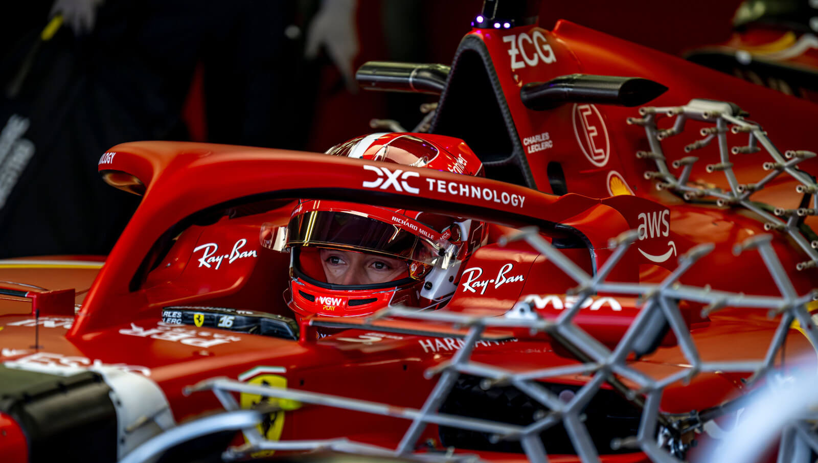 Significant rear wing change for Ferrari catches the eye in Imola paddock