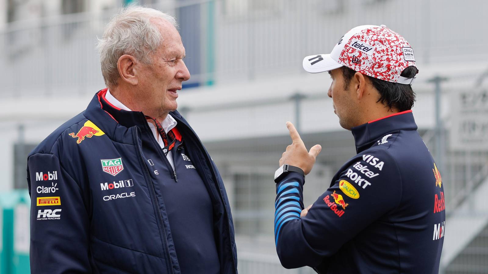 Helmut Marko drops cheeky Sergio Perez dig as three-way Japanese GP victory fight predicted