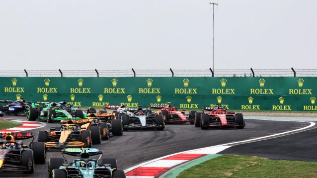 Charles Leclerc, Carlos Sainz, Ferrari, 2024 Chinese Grand Prix.