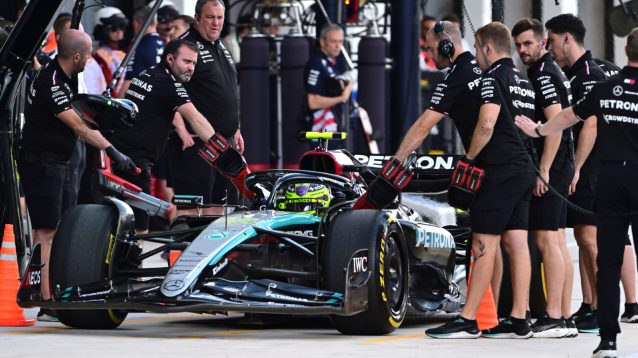 Lewis Hamilton, Mercedes, 2024 Miami Grand Prix.