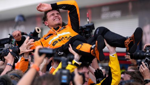 ‘About time!’ – Lando Norris drops F-bomb on live TV after ending F1 winless streak