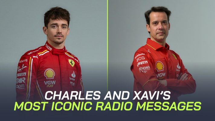 Charles Leclerc and Xavier Marcos Padros