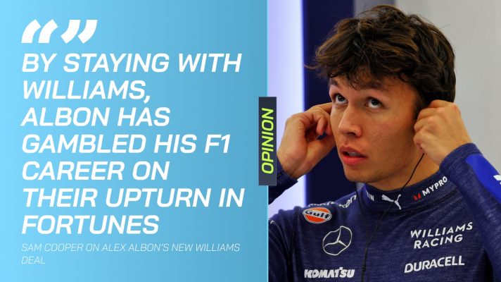 Reaction to Alex Albon's new Williams contract