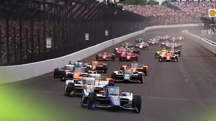 The start of the 2023 Indy 500