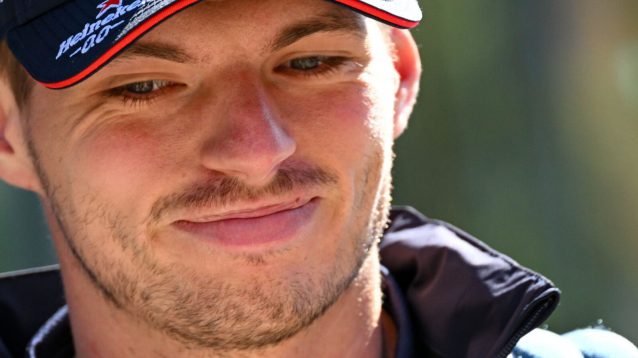 Max Verstappen smiling
