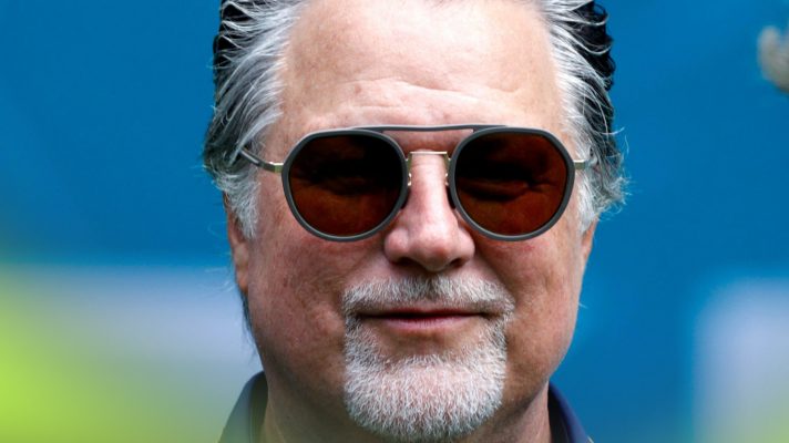 A close-up shot Michael Andretti at the 2024 Miami Grand Prix