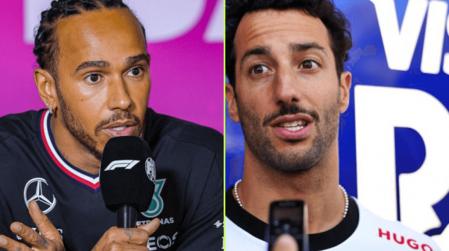 Lewis Hamilton and Daniel Ricciardo