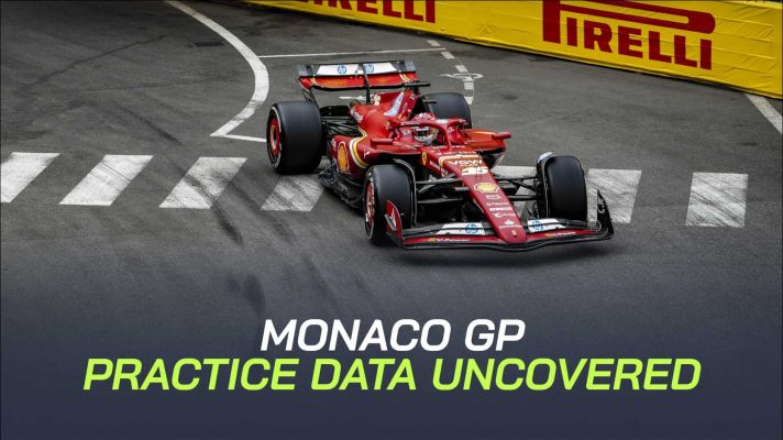 Monaco GP data showed Ferrari had the edge in practice.
