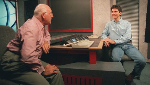 Hilarious out-takes emerge from iconic Murray Walker and Damon Hill Pizza Hut advert