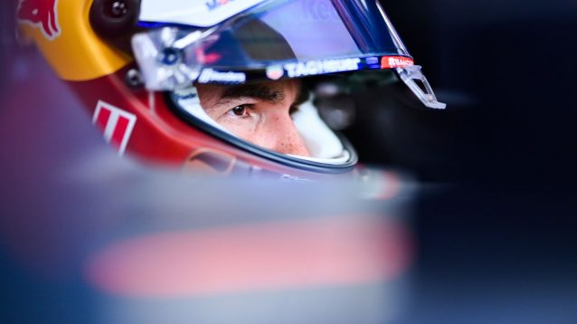 Sergio Perez of Red Bull Racing