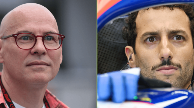Jacques Villeneuve and Daniel Ricciardo