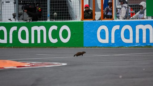 ‘He was almost dead’ – Max Verstappen explains Lap 32 swerve that made George Russell ‘happy’