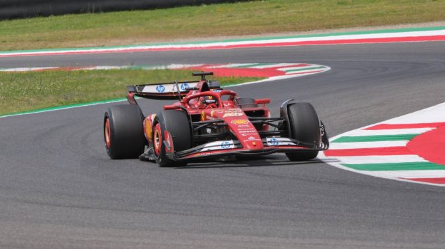 Carlos Sainz, Ferrari, 2024 Pirelli tyre testing at Mugello.