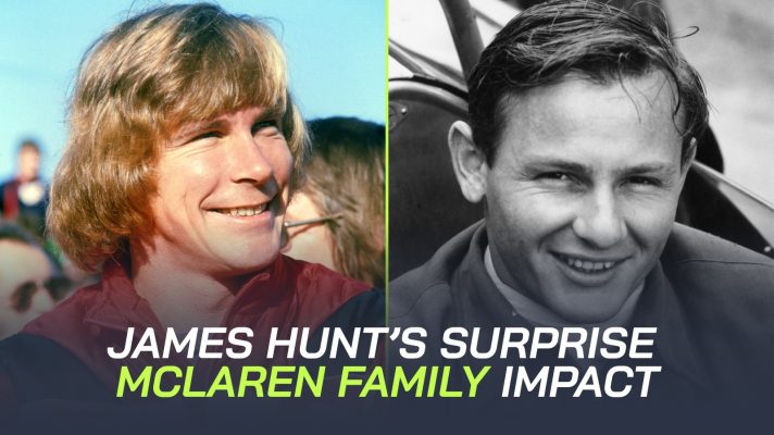 James Hunt and Bruce McLaren