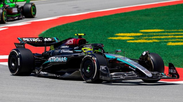 Lewis Hamilton, Mercedes, 2024 Spanish Grand Prix.