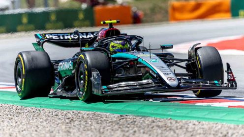Spanish GP: Lewis Hamilton tops tight FP2 in Barcelona as multi-team fight emerges