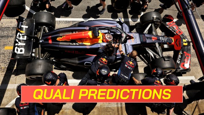 Max Verstappen's car in the pits