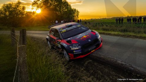Jos Verstappen crashes out of WRC Ypres Rally event during Spanish GP weekend