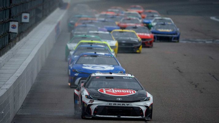Christopher Bell, driver of the #20 Rheem Toyota, drives during the NASCAR Cup Series USA Today 301 at New Hampshire Motor Speedway on June 23, 2024 in Loudon, New Hampshire