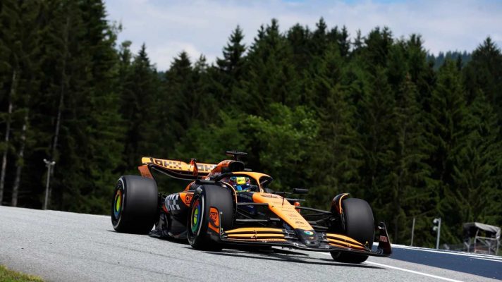 Oscar Piastri of McLaren at the 2024 Austrian Grand Prix