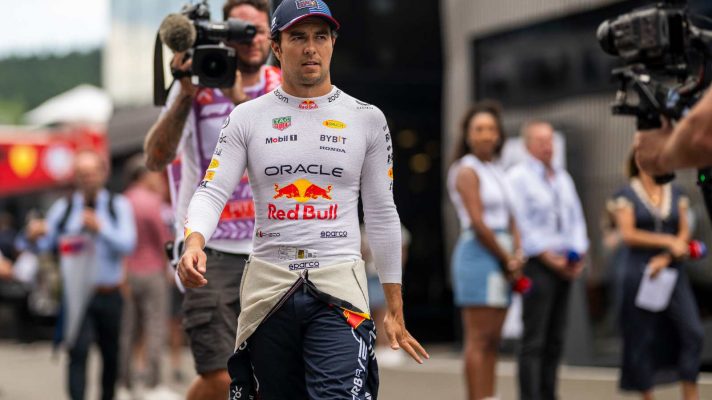 Sergio Perez seen during the FIA Formula 1 World Championship at the Red Bull Ring in Spielberg, Austria on June 28, 2024.