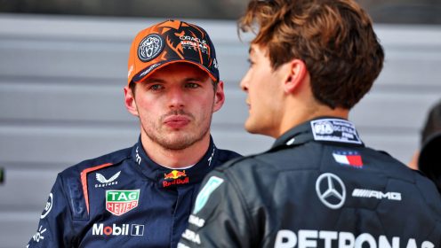 Mercedes reveal substantial George Russell pace drop after Max Verstappen incident