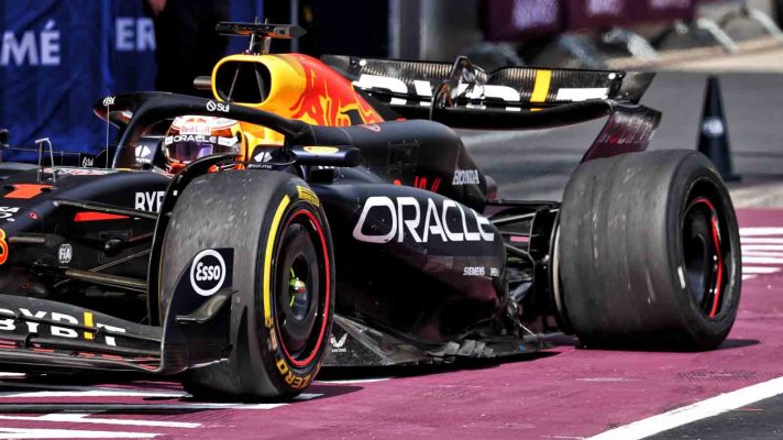Max Verstappen got a puncture after a collision in the Austrian Grand Prix.